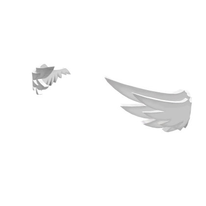 ・ angel head wings - white Roblox item