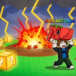 ⛏️ Break Lucky Blocks in a Lightning Storm!