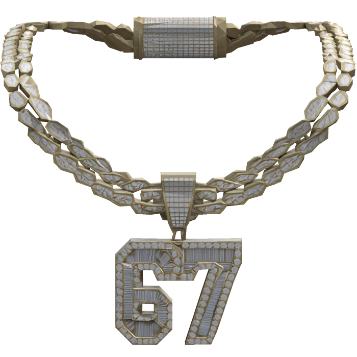 Gold 67 Chain Necklace 3.0