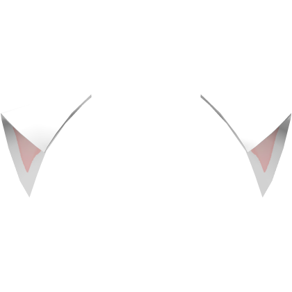♡ kawaii white cat ears