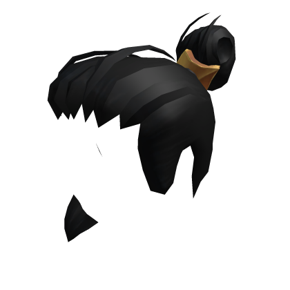 Samurai Black Hair Roblox item