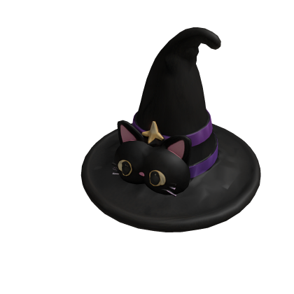 Midnight Meowgic Cat Witch Hat