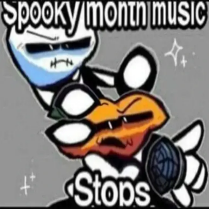Spooky month music stops Roblox decal