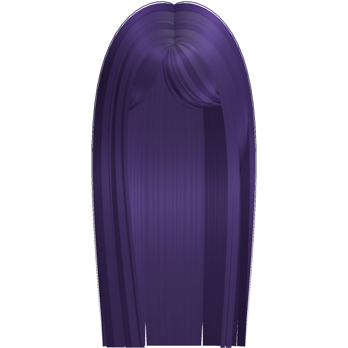 Sleek Popular Long Straight Hair (Purple)