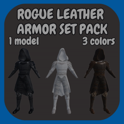 [Layered] Rogue leather armor set