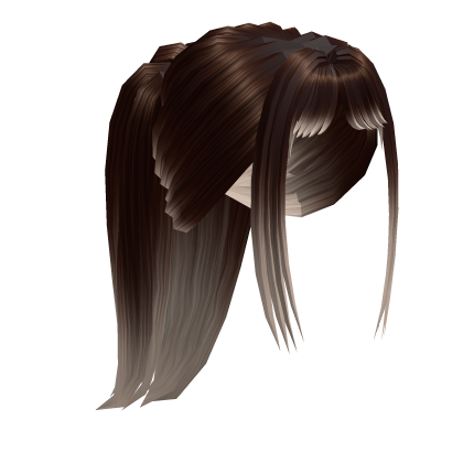 brown Y2K tied-up hair with blonde highlights Roblox item