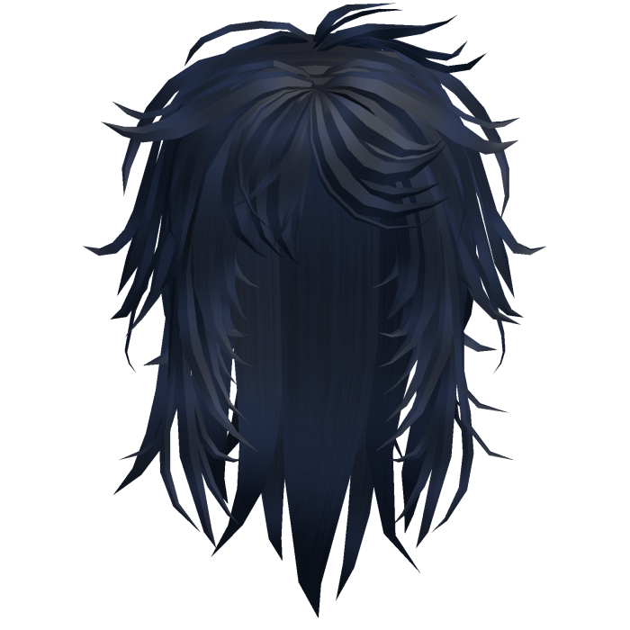 Vkei Long Messy Razor Cut Hair (Blue)
