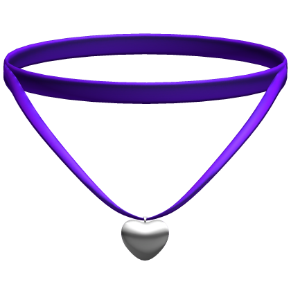 purple christmas heart pendant 3.0