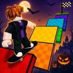 Skateboard Obby🎃 Roblox game thumbnail