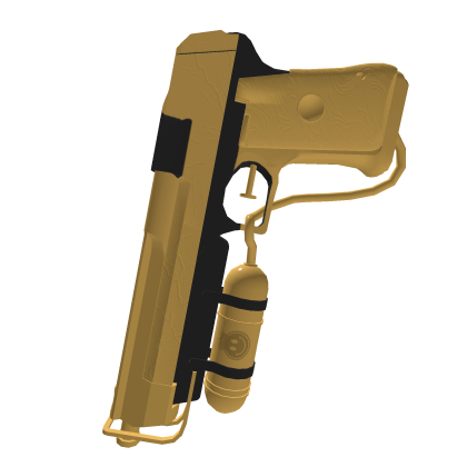 Golden Luxury Metallic Water Pistol Squirt Gun 🔫 Roblox item