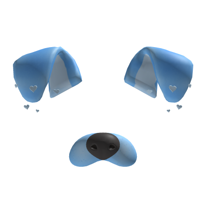 Blue Puppy Dog Face Filter