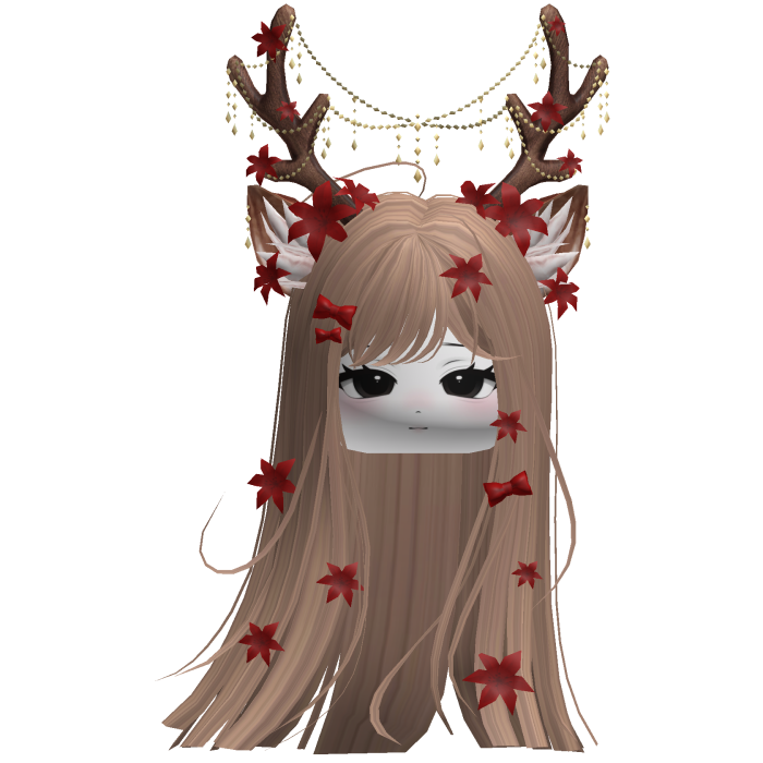 Ethereal Christmas Fairy Fawn Hair w/ Antlers