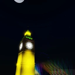 LONDON BIG BEN NEW YEAR *LIGHTS* icon