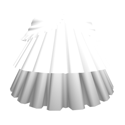 White royal long skirt Roblox