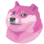 Pink Cloud Doge