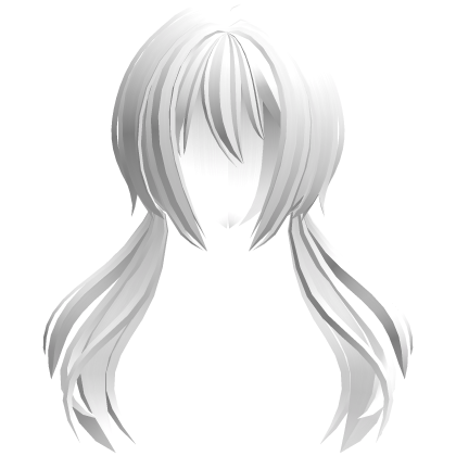 moe jellyfish anime flowy ponytails white