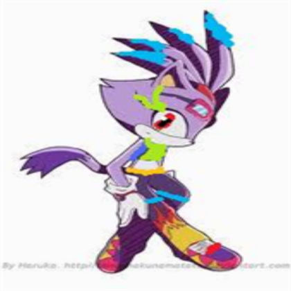 Element the cat (Sonic riders form) Roblox decal