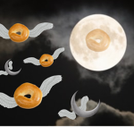 bagels and moon