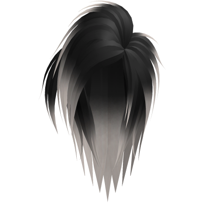 Emo Gyaru Teased Big Yamanba Hair in Black Blonde