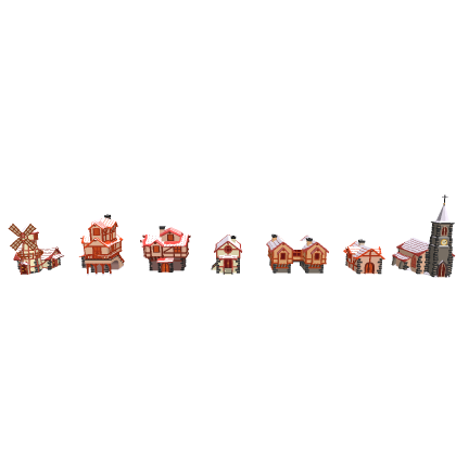 Stylized Winter Village Pack (Low Poly) ❄️