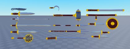 Melee Weapons Asset Pack preview 1