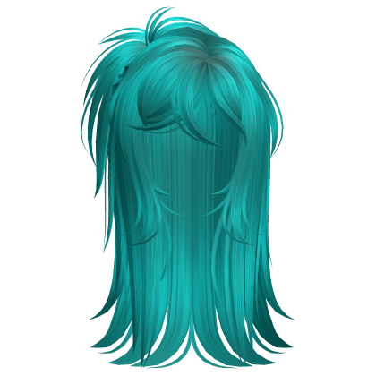 Scene Wispy Spikey Ponytail (Aqua Mermaid)