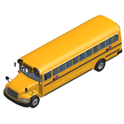 ⚡ School Bus Mesh Red Studios