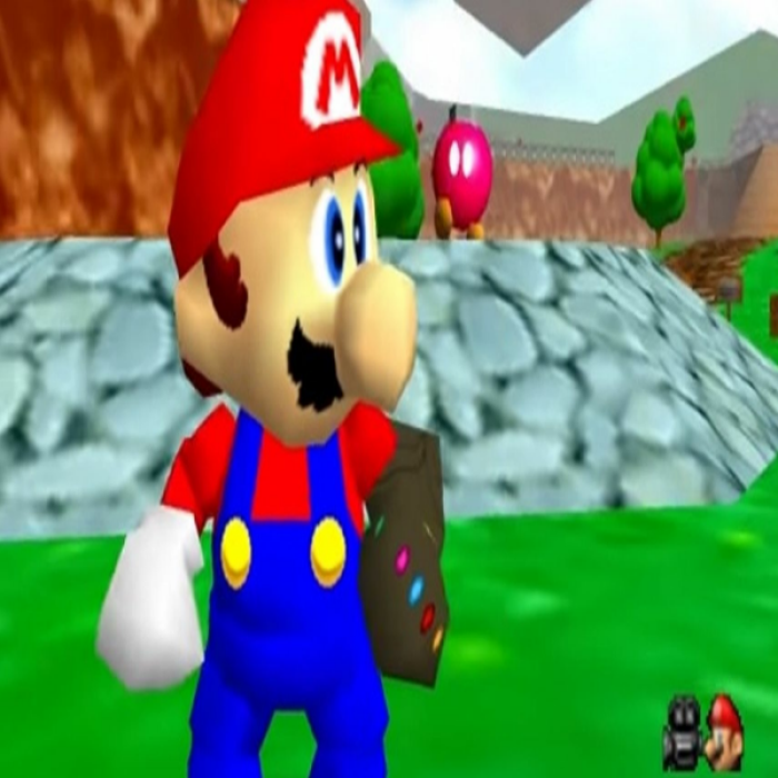 Mario 64 Infinity Gauntlet Roblox decal
