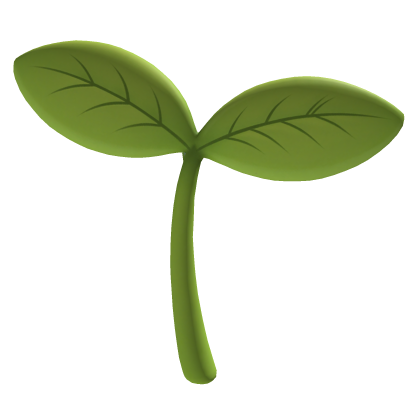 fresh green sprout in sunlight Roblox item