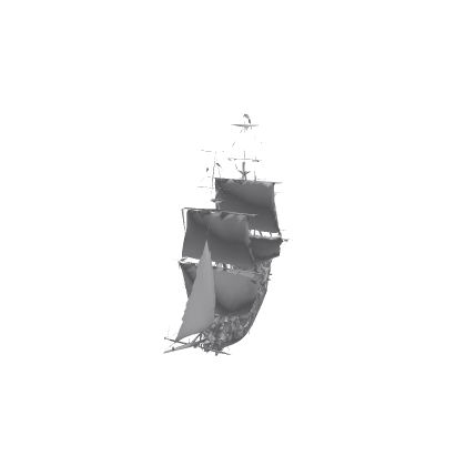 Huge Pirate Ship Mesh