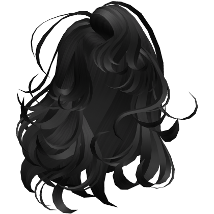 Black Goddess Wave Curly Wind Swept Hair Roblox item