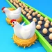 Egg case farm icon