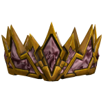(CODE= 3628 ) Wealthy 24k Golden Silk Gem Crown