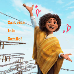 Cart ride into Camilo Encanto!