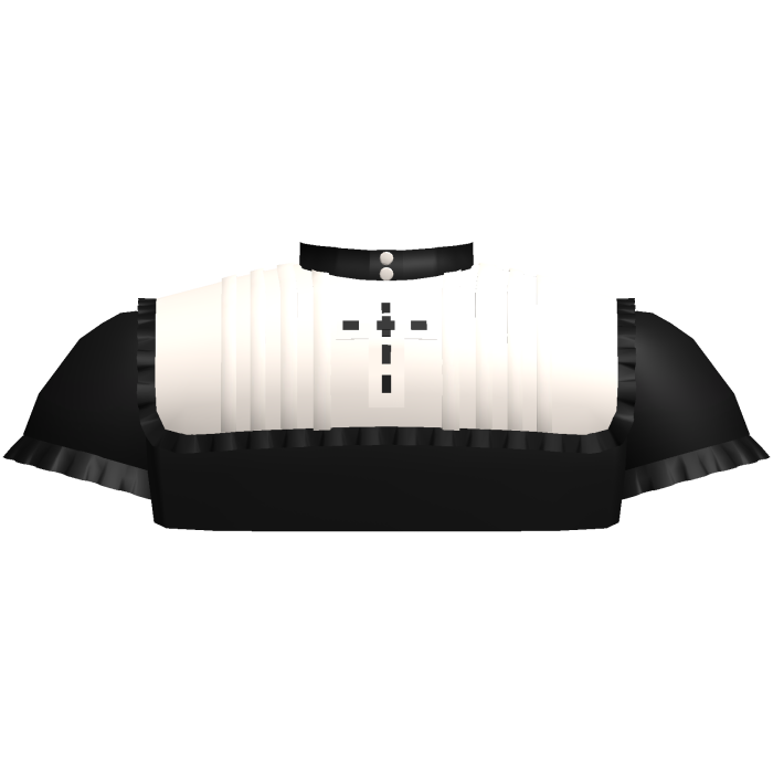 Elegant frilly beige cross top v1