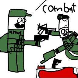 Gun combat in area 85