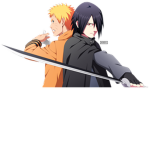 Naruto uzumaki and sasuke