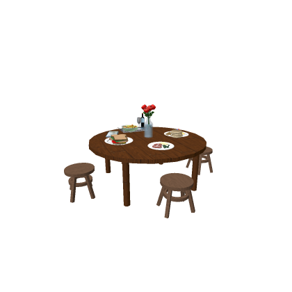 "The Bar." Classic table