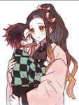grupo da nezuko e do tanjiro