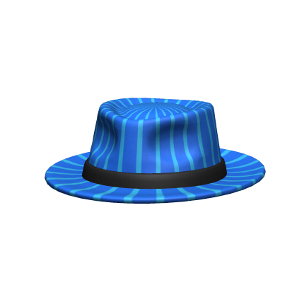 Blue Pinstripe Fedora Roblox NoFilter