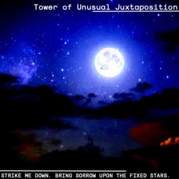 tower of unusual juxtaposition