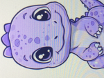 Purple dinosaur’s