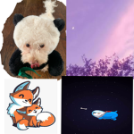 ๏Purple Aesthetic Animalz <3๏