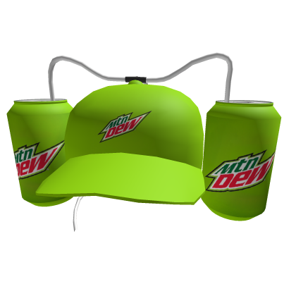 📢📢 Mountain Dew Drink Hat (Oversized Fit) 📢📢 Roblox item