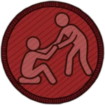 Teaming Up Roblox badge thumbnail