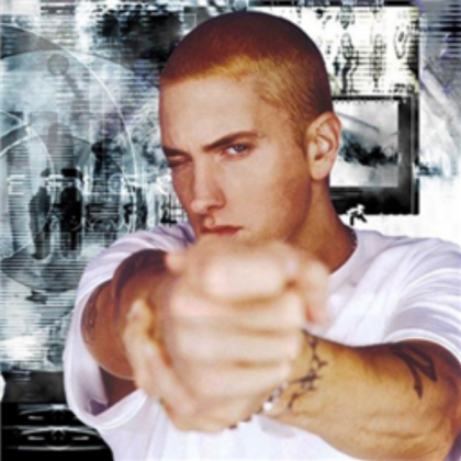 Eminem whants YOU to listen to his music Roblox decal