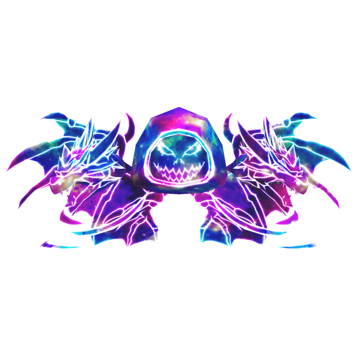 Cartoony Galaxy Hood Dragon Wings Aura Combo (✔)