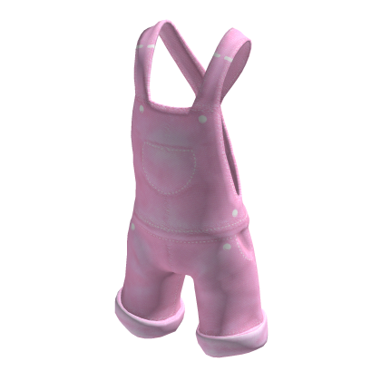 Stylish Short Overalls (Pink) thumbnail