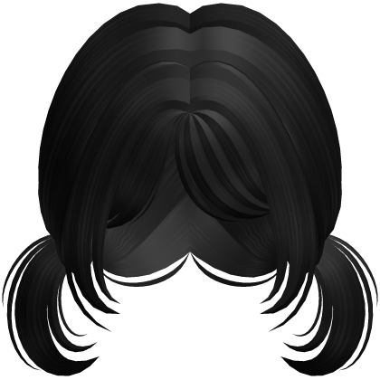 Short Cute Kawaii Pigtails (Black) Roblox item