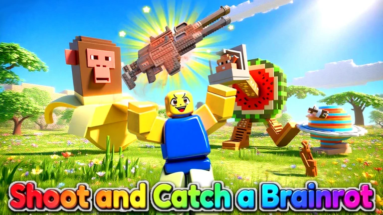 🎯Shoot and Catch a Brainrot